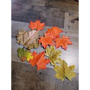 Fall leaf leaves autumn decor set